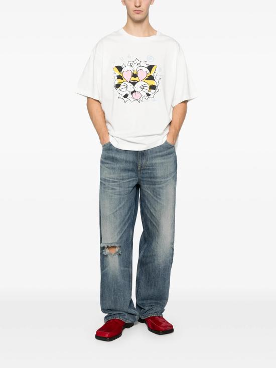 26SS 겐조 반팔 티셔츠 FG55TS4034SG 02 White - KENZO