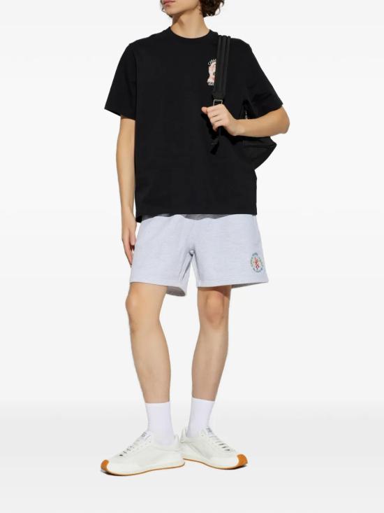 26SS 카사블랑카 반팔 티셔츠 MSP26JTS001 17 Black - CASABLANCA