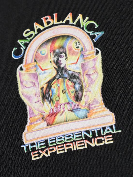 26SS 카사블랑카 반팔 티셔츠 MSP26JTS001 17 Black - CASABLANCA