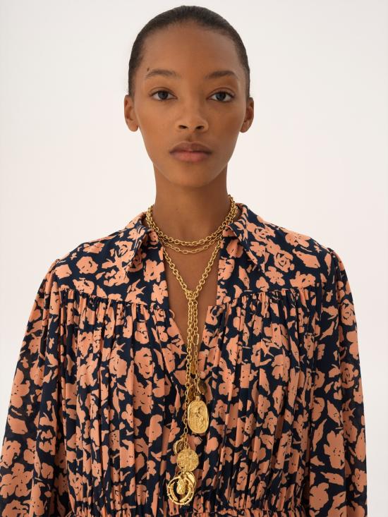 26SS 끌로에 미디 원피스 CH26SRO25307 9B0 MultiColour - CHLOE