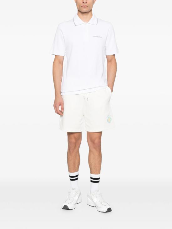 26SS 카사블랑카 폴로 티셔츠 MSP26JTP243 01 White - CASABLANCA