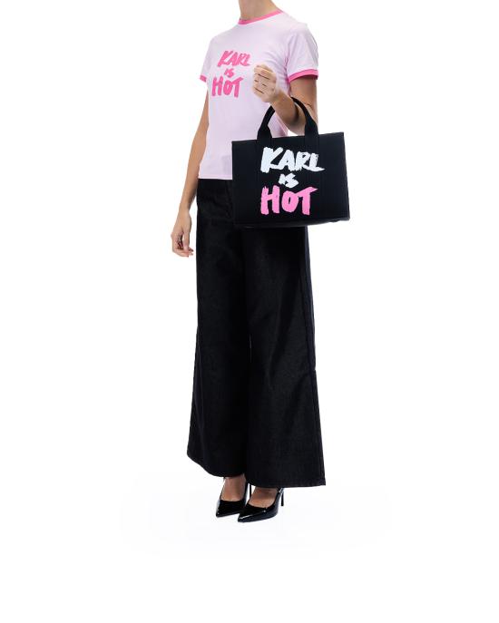 26SS 칼라거펠트 토트백 A4W50075 999 NERO - KARL LAGERFELD