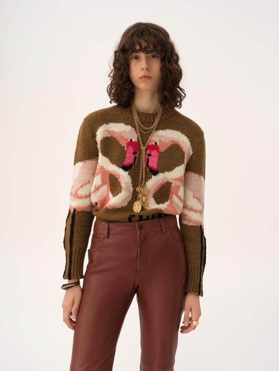26SS 끌로에 스웨터 CH26SMP32615 20M Brown - CHLOE