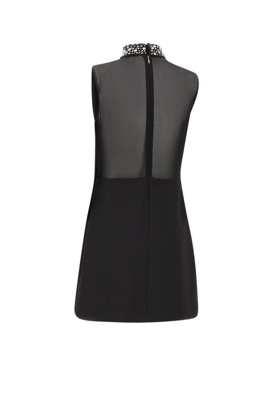 25FW 리우조 미디 원피스 CF5358T2527 22222 Black - LIU JO