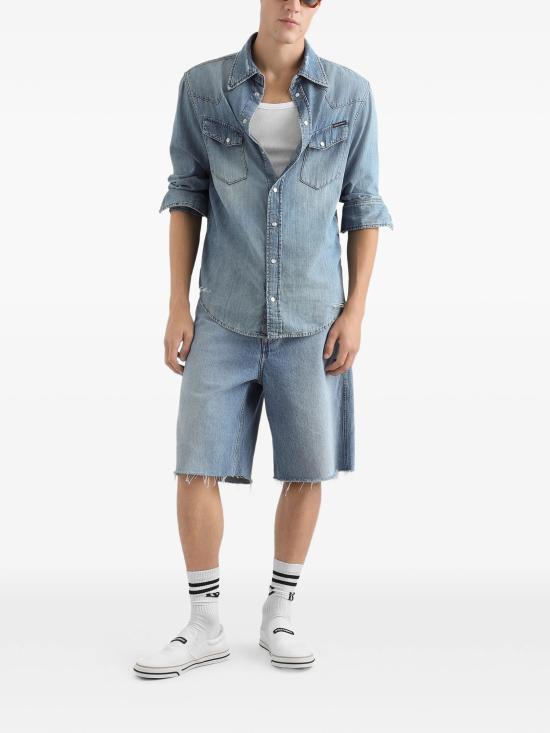 26SS 돌체앤가바나 숏팬츠 GP1T2DG8NU7 S9001 Blue - DOLCE & GABBANA