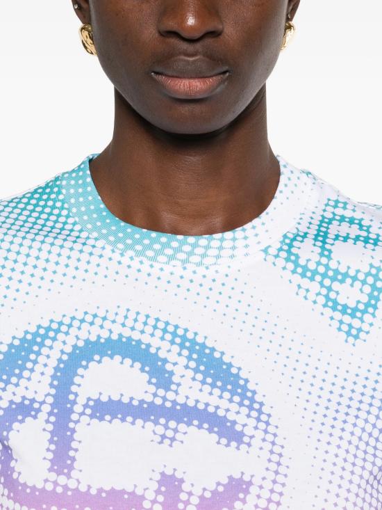 26SS 카사블랑카 반팔 티셔츠 WSP26JTS020 03 MultiColour - CASABLANCA