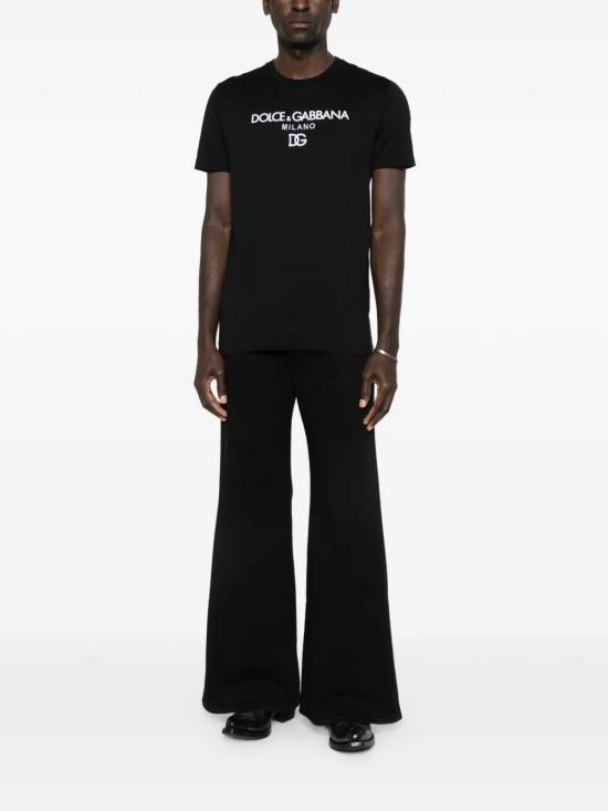 26SS 돌체앤가바나 반팔 티셔츠 G8PD7ZG7P0H N0000 Black - DOLCE & GABBANA