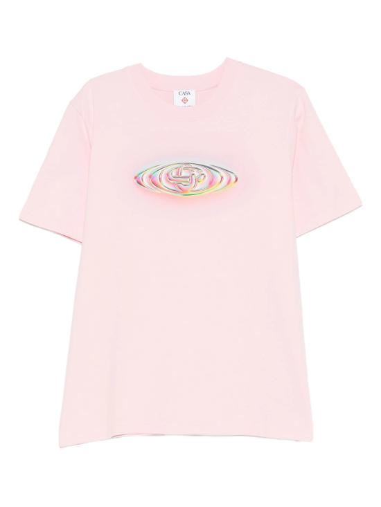 26SS 카사블랑카 반팔 티셔츠 MSP26JTS001 03 Pink