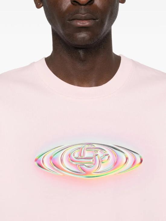 26SS 카사블랑카 반팔 티셔츠 MSP26JTS001 03 Pink - CASABLANCA