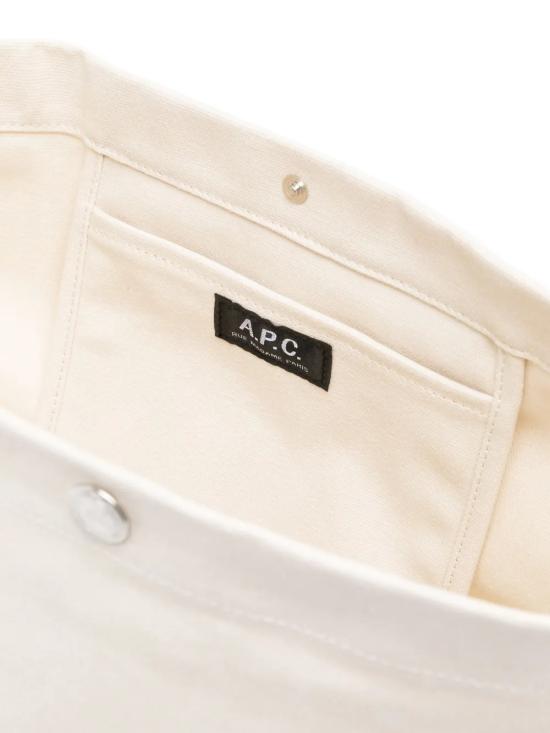 26SS 아페쎄 저널 로고 스몰 숄더백 PSAJZM67010 BAA White - A.P.C.