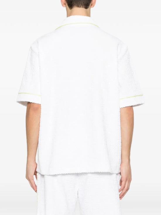 26SS 카사블랑카 반팔 셔츠 MSP26SH085 03 White - CASABLANCA