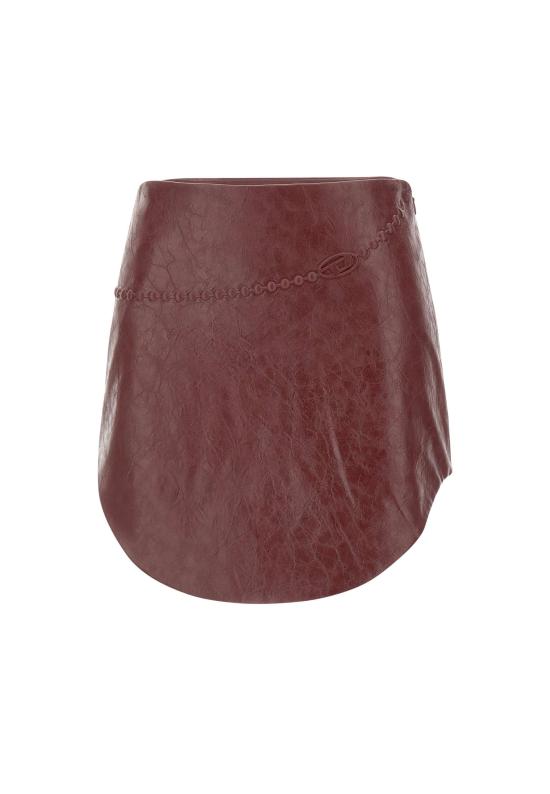 26SS 디젤 미디 스커트 A20110 0QMBU43JA Red