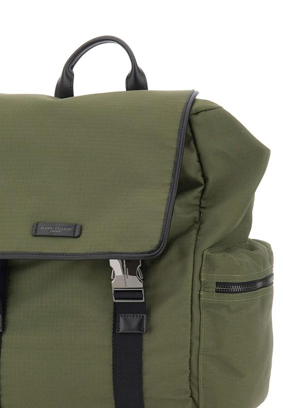 26SS 지아니 끼아리니 백팩 ZNUB18416 NYLPLMILITARE Green - GIANNI CHIARINI