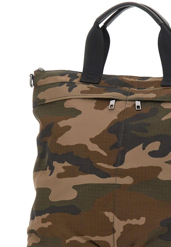 26SS 지아니 끼아리니 백팩 BSUB19465 NYLPLCAMO Brown - GIANNI CHIARINI