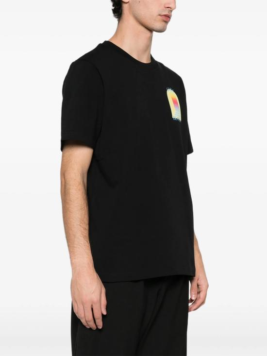 26SS 카사블랑카 반팔 티셔츠 MSP26JTS001 14 Black - CASABLANCA