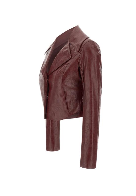 26SS 디젤 가죽 자켓 A20108 0QMBU43JA Red - DIESEL