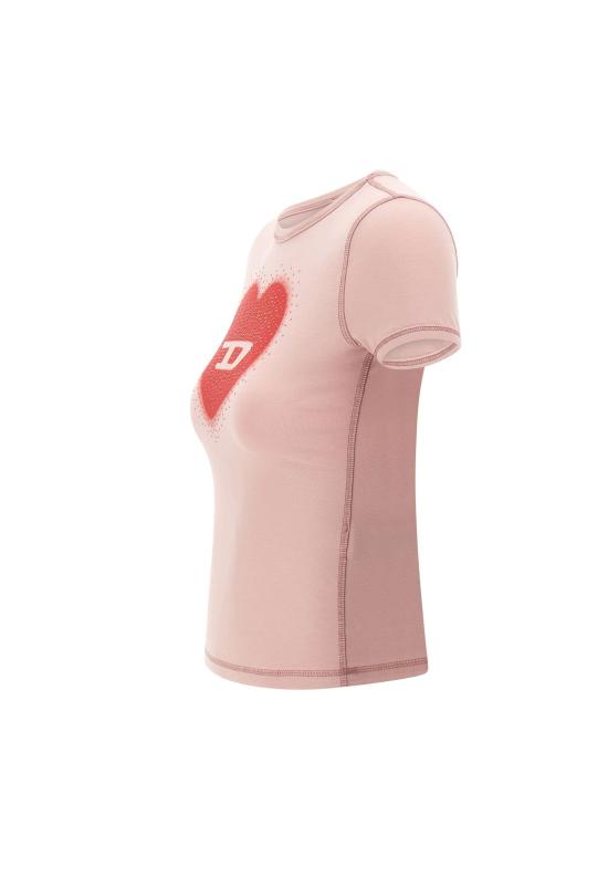 26SS 디젤 반팔 티셔츠 A20980 0QHHA33L Pink - DIESEL