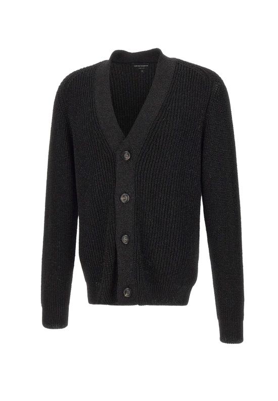 25FW 엠포리오 아르마니 가디건 EM004122 AF20938OC003 Black