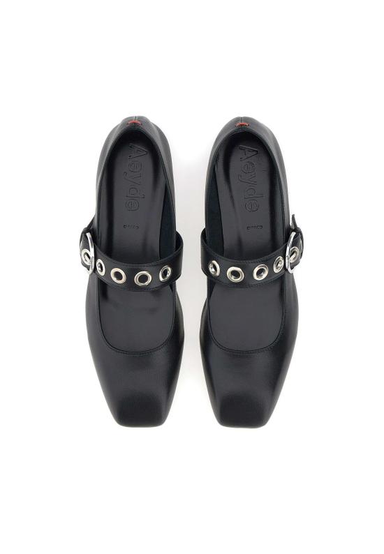 26SS 에이드 플랫 슈즈 RKLS08FL159 BLACK Black - AEYDE