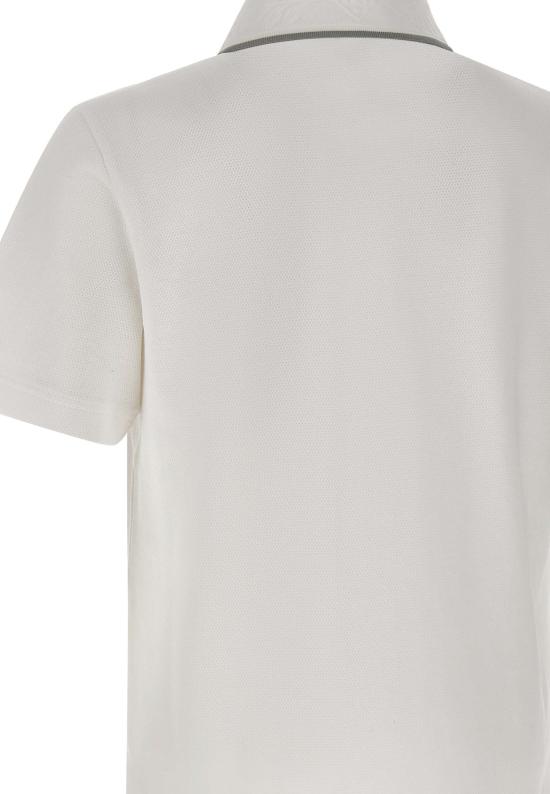 26SS 카사블랑카 폴로 티셔츠 MSP26JTP243 01 White - CASABLANCA