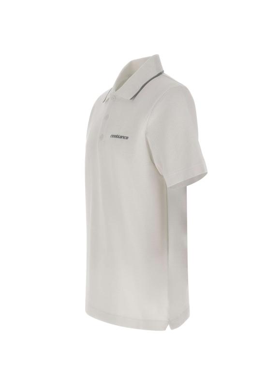 26SS 카사블랑카 폴로 티셔츠 MSP26JTP243 01 White - CASABLANCA