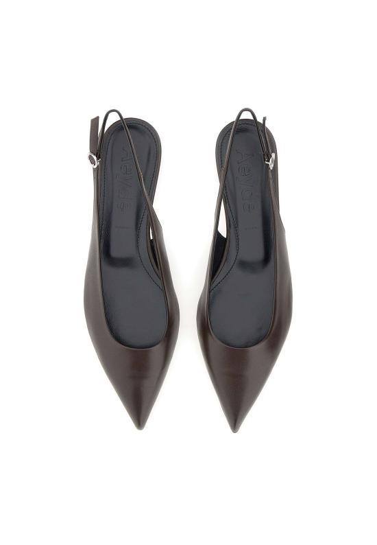 26SS 에이드 플랫 슈즈 FL0664001003 MOKA Brown - AEYDE