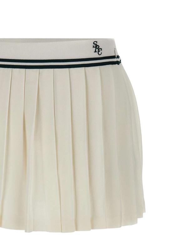 26SS 스포티앤리치 미디 스커트 SK01261302WH61 ECRU White - SPORTY & RICH