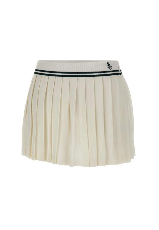 26SS 스포티앤리치 미디 스커트 SK01261302WH61 ECRU White