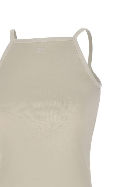 26SS 쿠레쥬 민소매 티셔츠 126JDE149JS0203 HERWHITE White - COURREGES