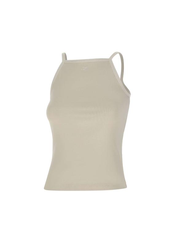 26SS 쿠레쥬 민소매 티셔츠 126JDE149JS0203 HERWHITE White