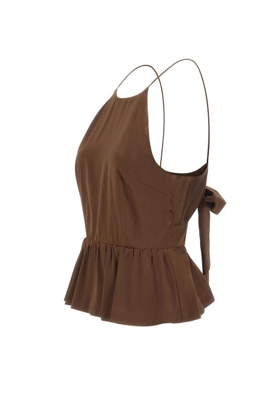 26SS 더 가먼트 민소매 티셔츠 22109 514 Brown - THE GARMENT