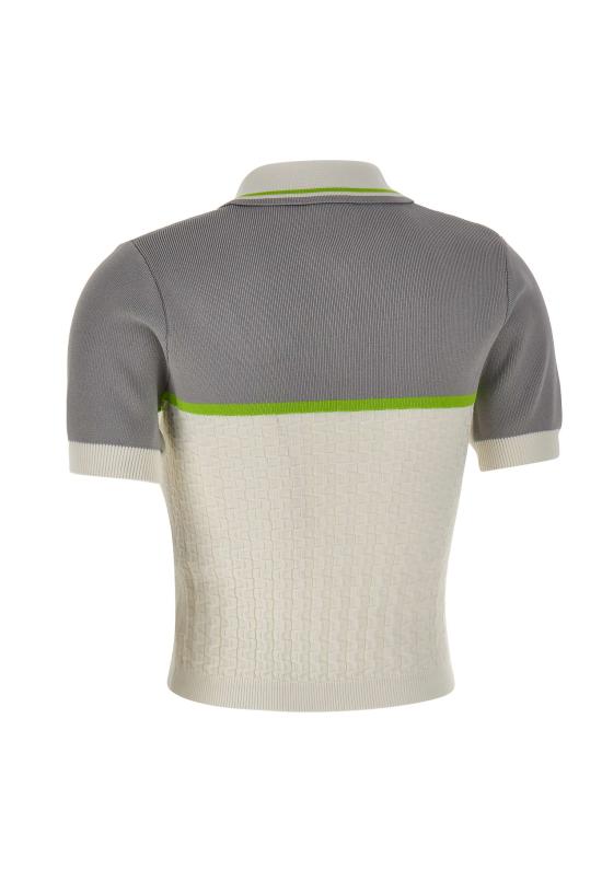 26SS 카사블랑카 폴로 티셔츠 WSP26KW1247 01 White - CASABLANCA