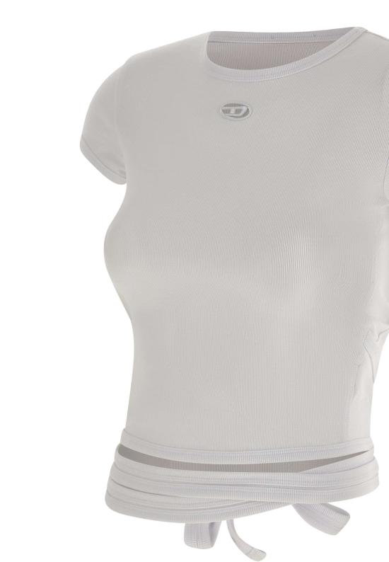 26SS 디젤 반팔 티셔츠 A21197 0EJAI100 White - DIESEL