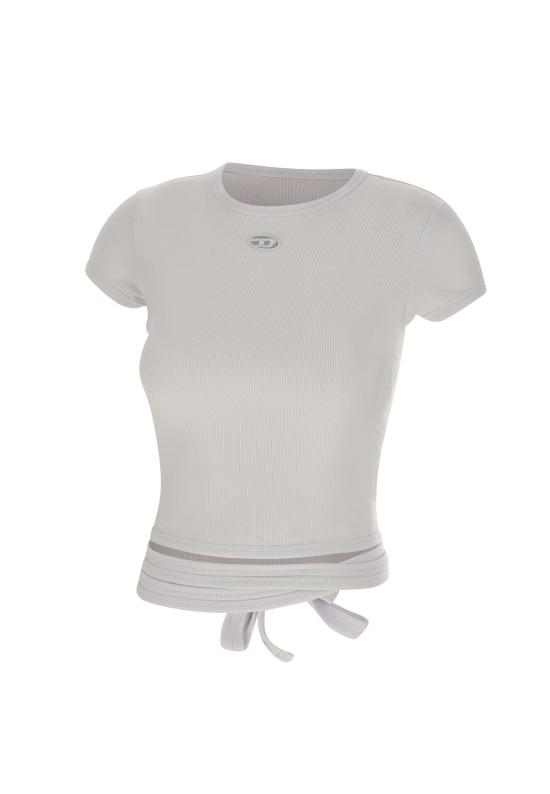 26SS 디젤 반팔 티셔츠 A21197 0EJAI100 White