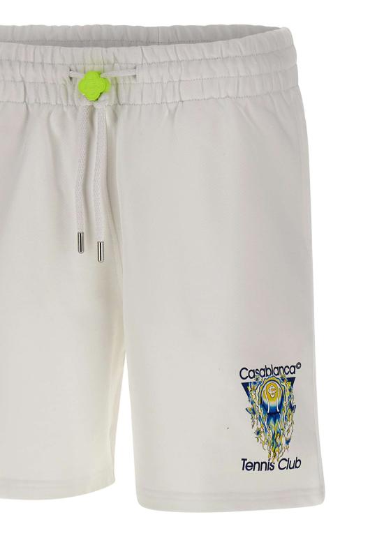 26SS 카사블랑카 숏팬츠 MSP26JTR003 02 White - CASABLANCA