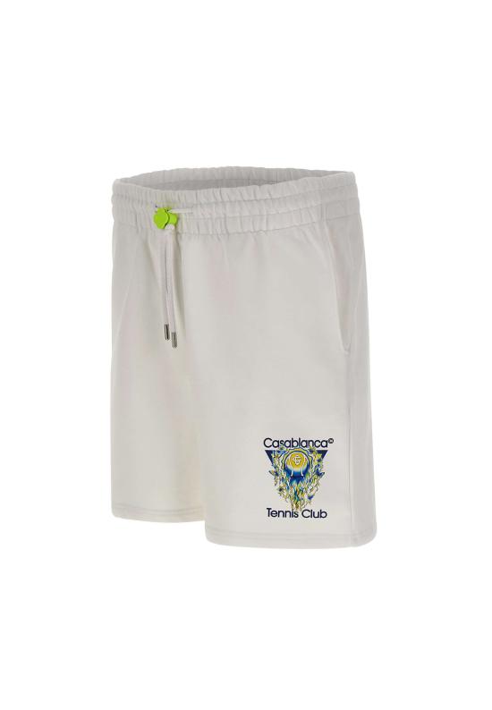 26SS 카사블랑카 숏팬츠 MSP26JTR003 02 White - CASABLANCA