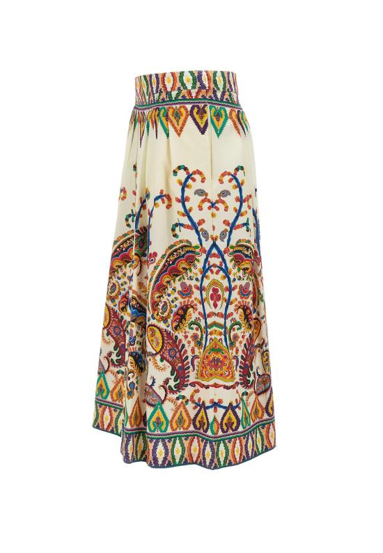 26SS 에트로 미디 스커트 WRFA0112 99SP5I0X0800 MultiColour - ETRO