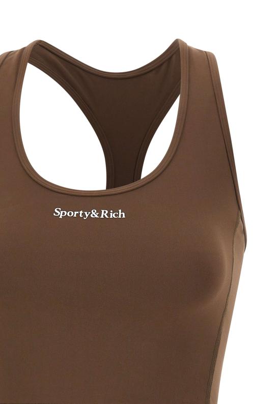 26SS 스포티앤리치 민소매 티셔츠 TO02366300BR27 TOFFEE Brown - SPORTY & RICH