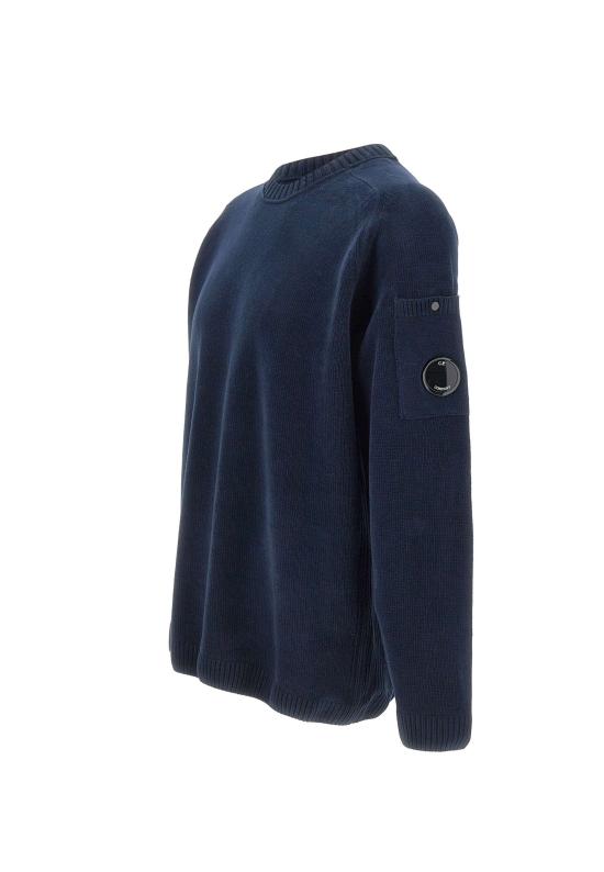 26SS 씨피 컴퍼니 스웨터 20CMKN117A 005687G889 Blue - C.P. COMPANY