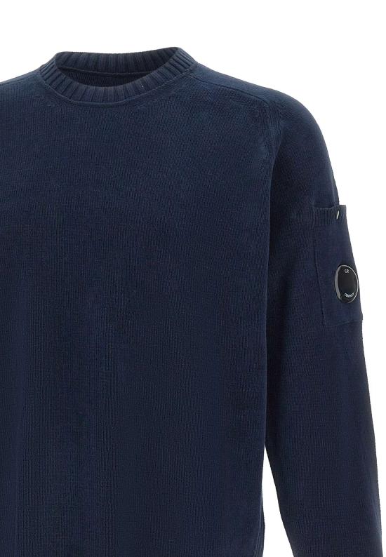 26SS 씨피 컴퍼니 스웨터 20CMKN117A 005687G889 Blue - C.P. COMPANY