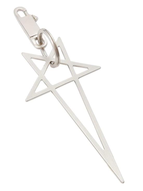 26SS 릭 오웬스 키링 RA01F0892MET 128 Silver - RICK OWENS