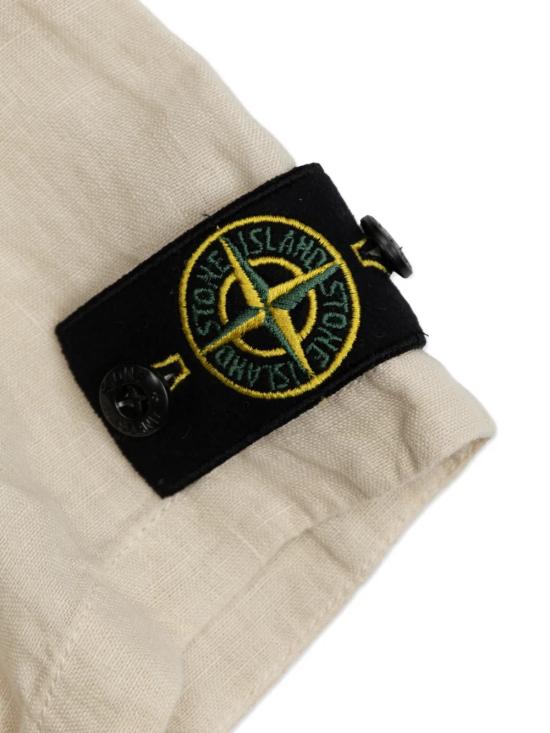 26SS [키즈] 스톤 아일랜드 셔츠 L1S161100001S0145 V0097 White - STONE ISLAND