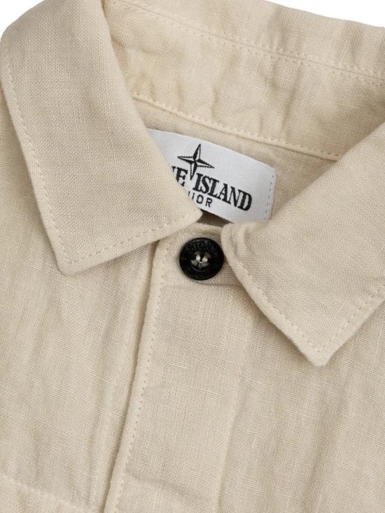 26SS [키즈] 스톤 아일랜드 셔츠 L1S161100001S0145 V0097 White - STONE ISLAND