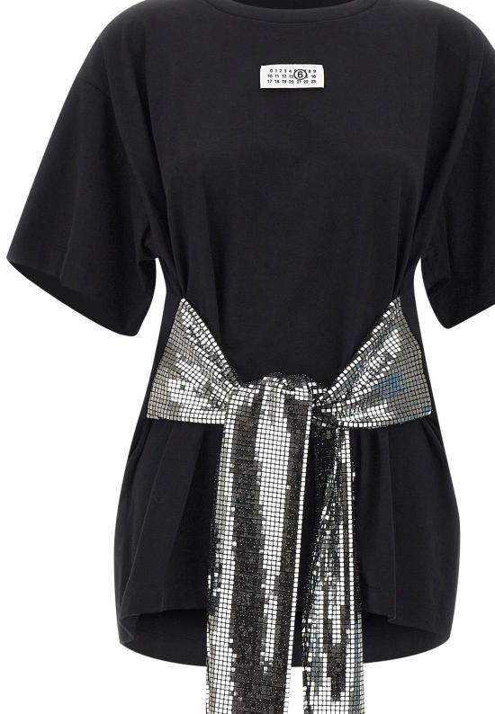 26SS MM6 메종마르지엘라 반팔 티셔츠 S52GC0358 M20170900 Black - MM6 MAISON MARGIELA