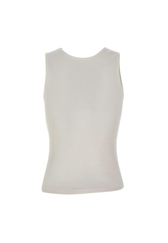 26SS MM6 메종마르지엘라 민소매 티셔츠 S52NL0075 M20054101 White - MM6 MAISON MARGIELA