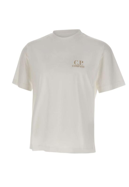 26SS 씨피 컴퍼니 30/1 저지 숏슬리브 로고 티셔츠 20CMTS086A 005100W103 White