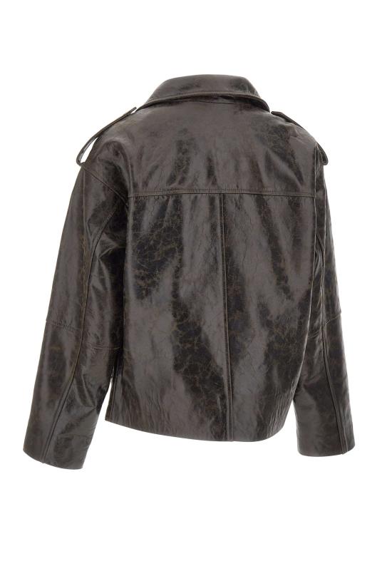 26SS 더 가먼트 가죽 자켓 22178 961 Brown - THE GARMENT