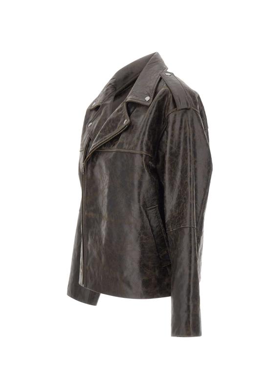 26SS 더 가먼트 가죽 자켓 22178 961 Brown - THE GARMENT