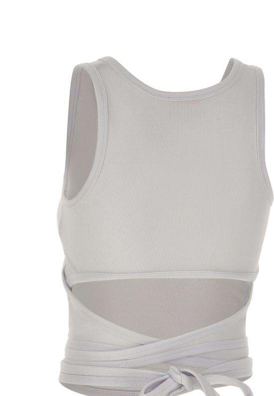 26SS 디젤 민소매 티셔츠 A21019 0EJAI100 White - DIESEL