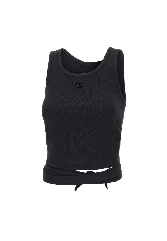 26SS 디젤 민소매 티셔츠 A21019 0EJAI9XX Black